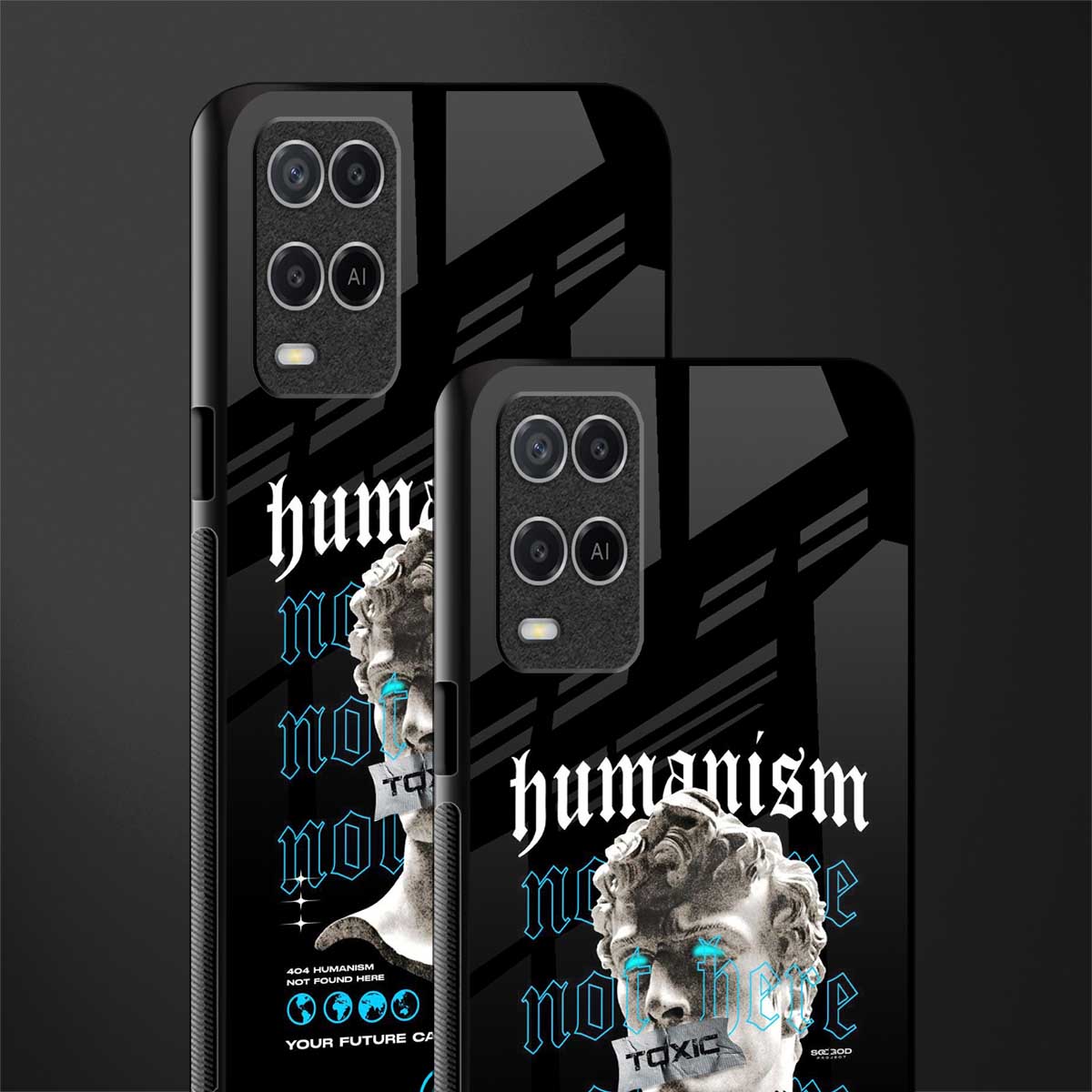 humanism not here glass case for oppo a54 image-2