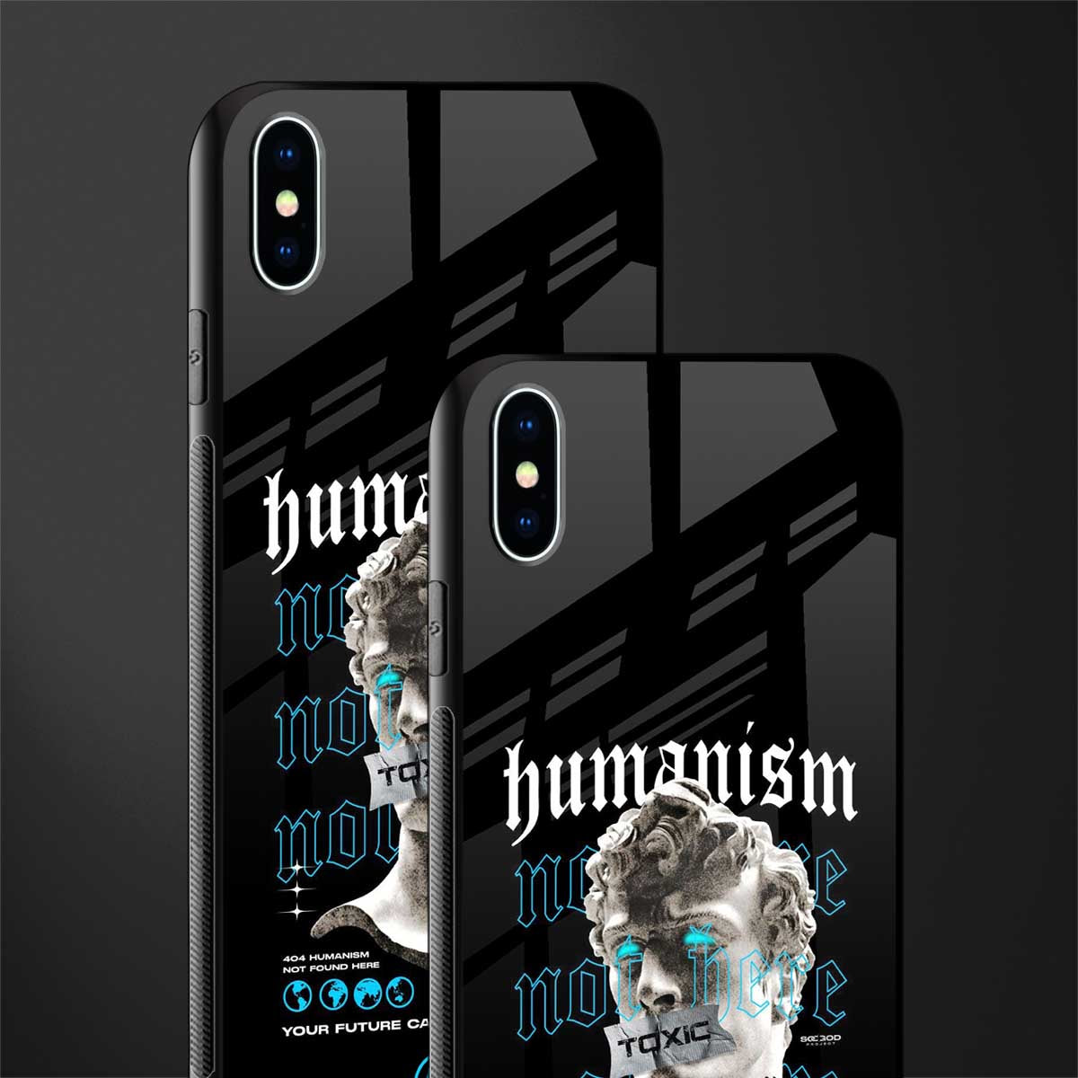 humanism not here glass case for iphone xs max image-2