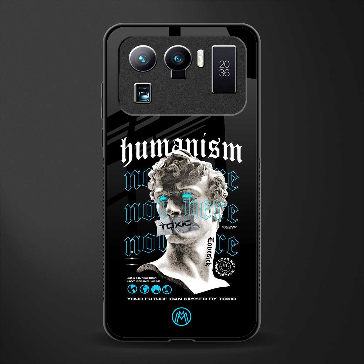 humanism not here glass case for mi 11 ultra 5g image