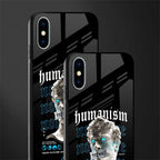 humanism not here glass case for iphone xs image-2