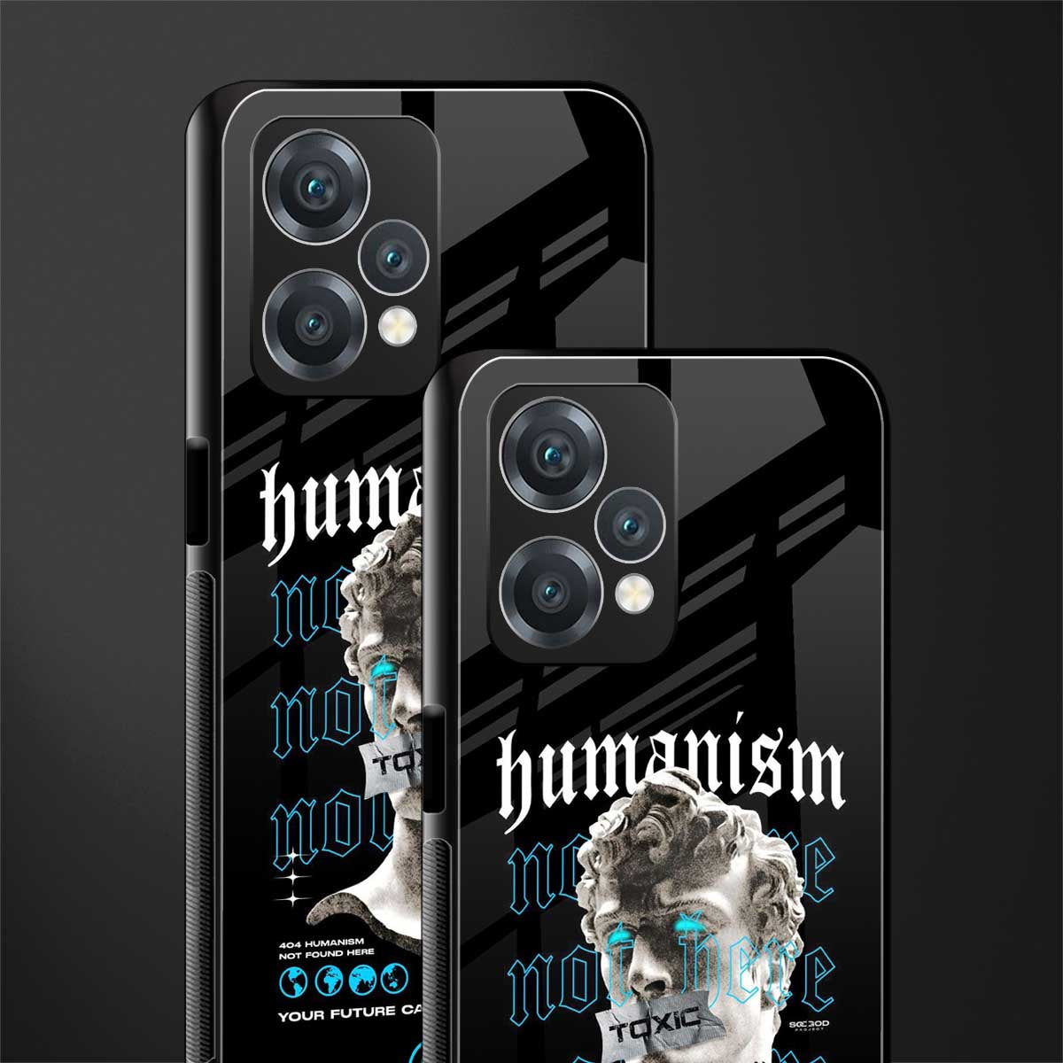 humanism not here back phone cover | glass case for oneplus nord ce 2 lite 5g