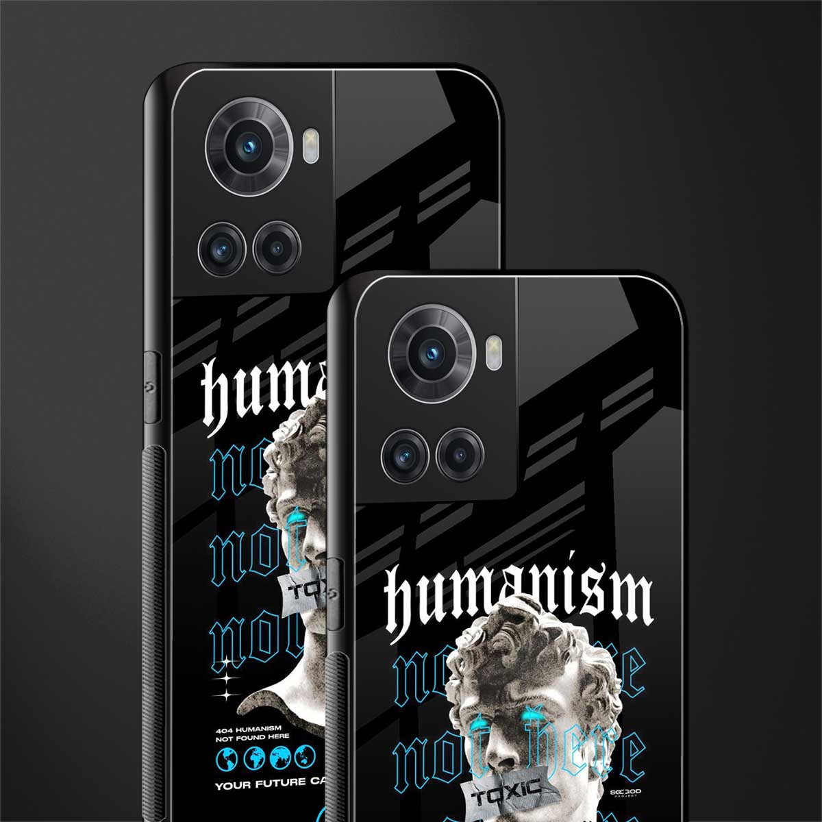 humanism not here back phone cover | glass case for oneplus 10r 5g