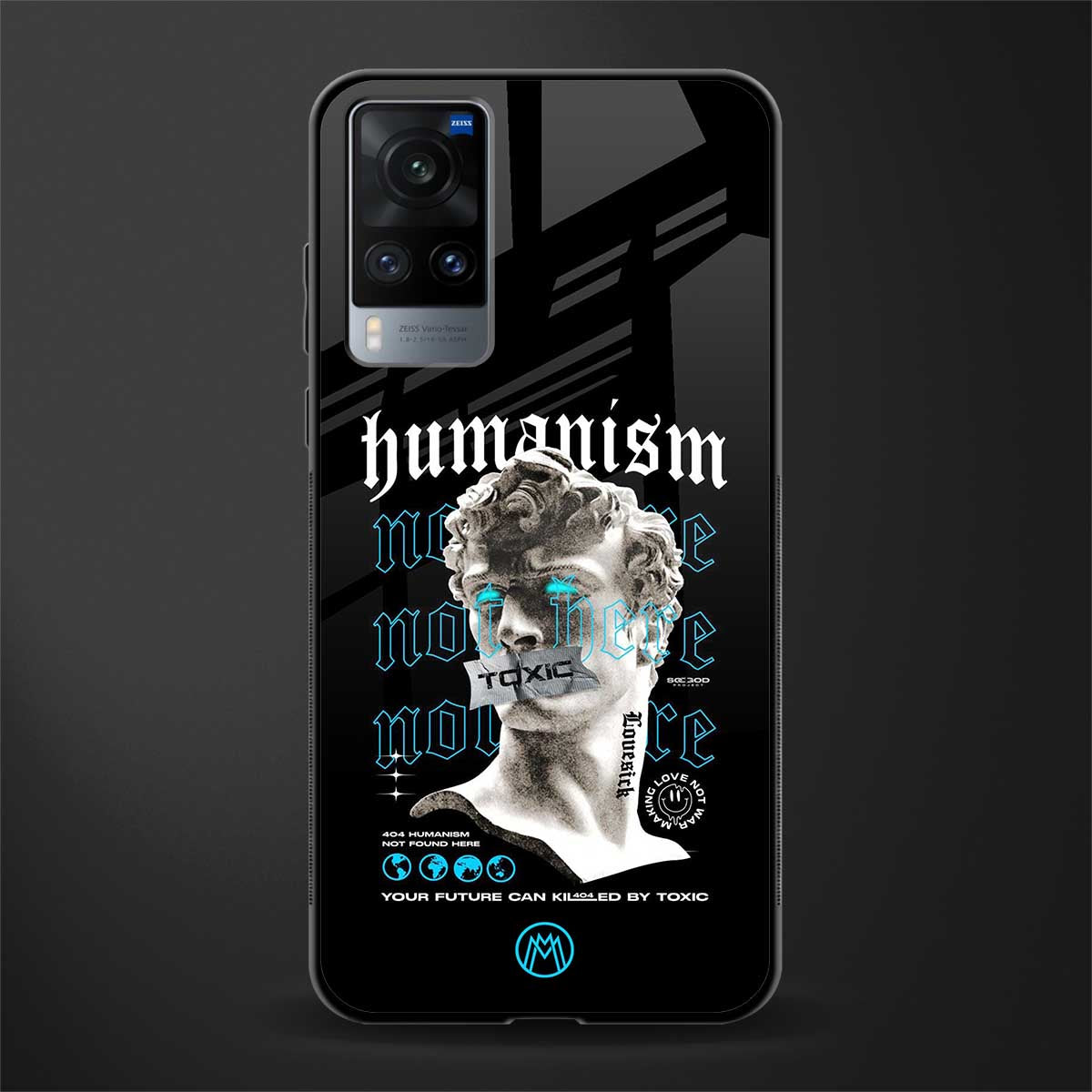 humanism not here glass case for vivo x60 image