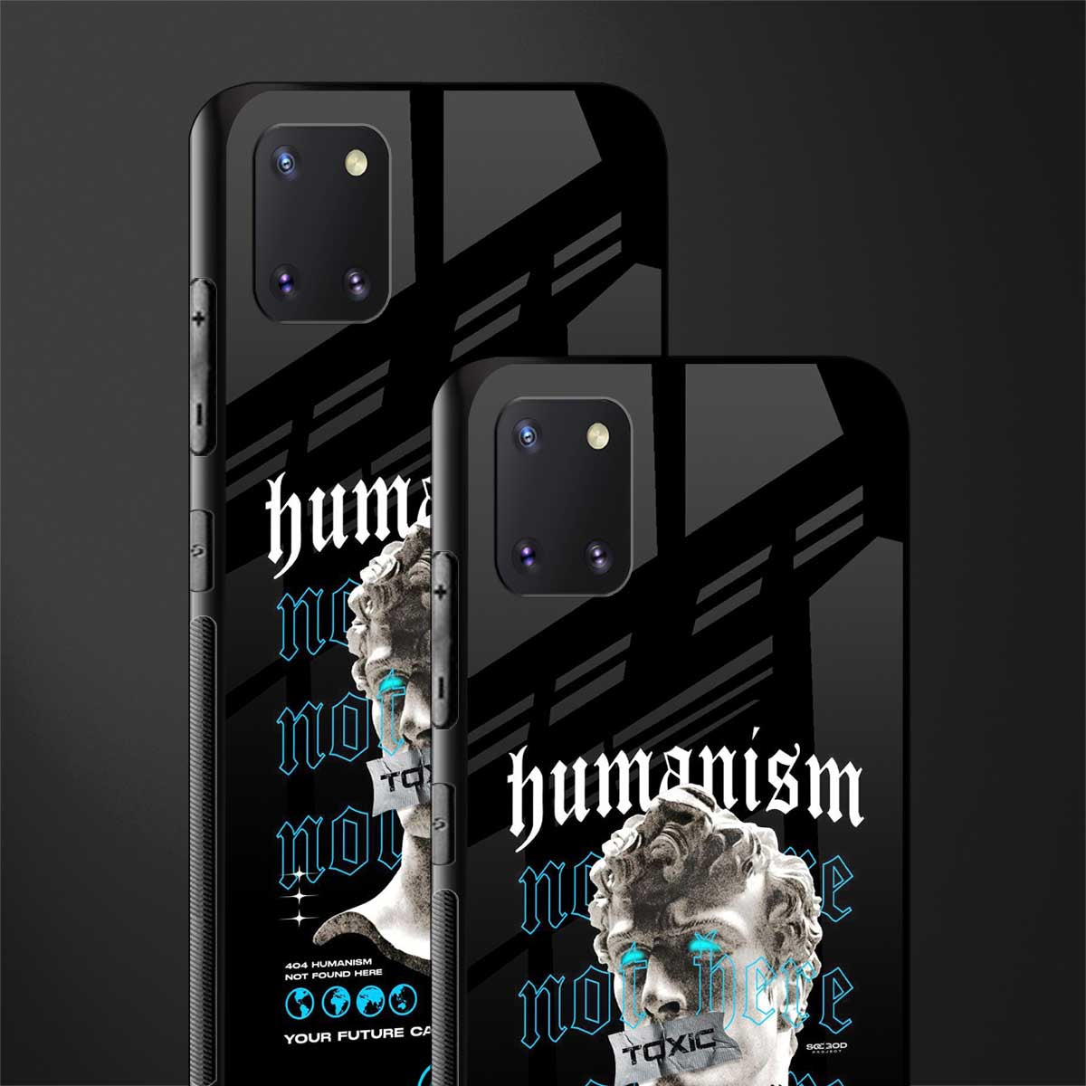 humanism not here glass case for samsung a81 image-2