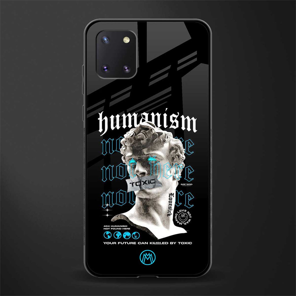 humanism not here glass case for samsung galaxy note 10 lite image
