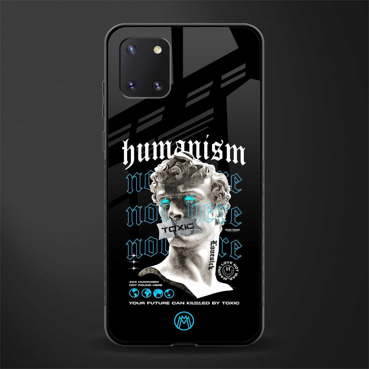 humanism not here glass case for samsung galaxy note 10 lite image