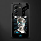 humanism not here back phone cover | glass case for vivo v25 pro 5g