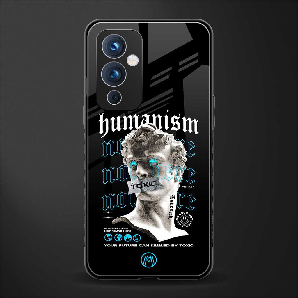 humanism not here back phone cover | glass case for oneplus 9
