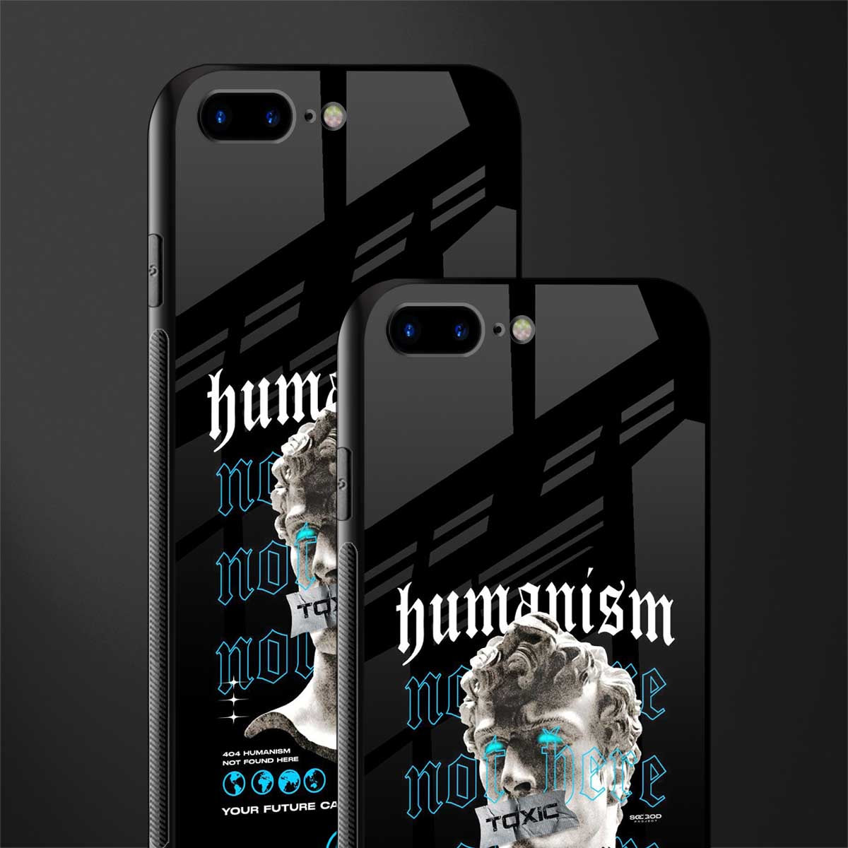 humanism not here glass case for iphone 7 plus image-2