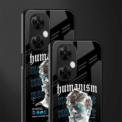 humanism not here back phone cover | glass case for oneplus nord ce 3 lite