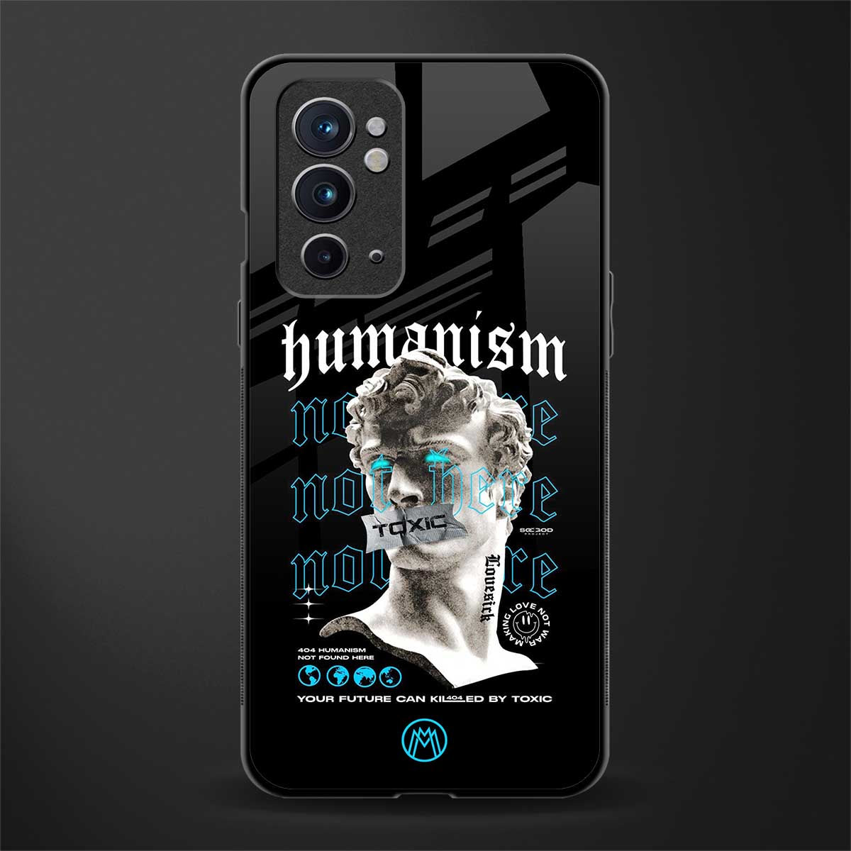 humanism not here glass case for oneplus 9rt image