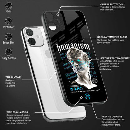 humanism not here back phone cover | glass case for vivo t1 44w 4g