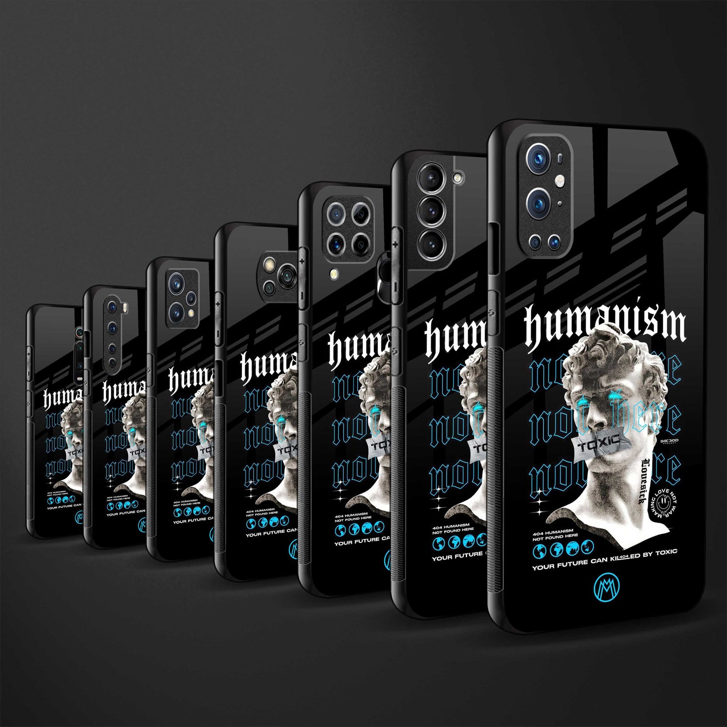 humanism not here back phone cover | glass case for vivo y22
