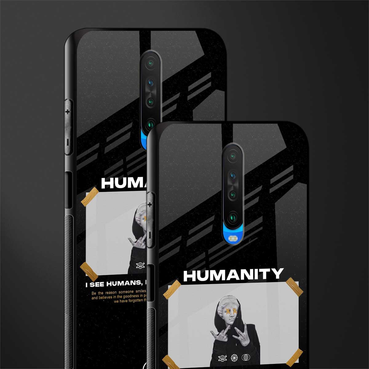 humans but no humanity glass case for poco x2 image-2