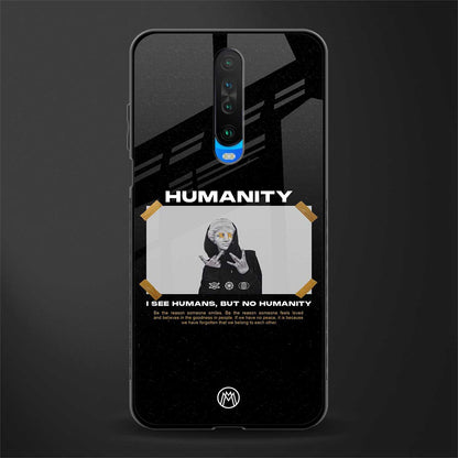 humans but no humanity glass case for poco x2 image