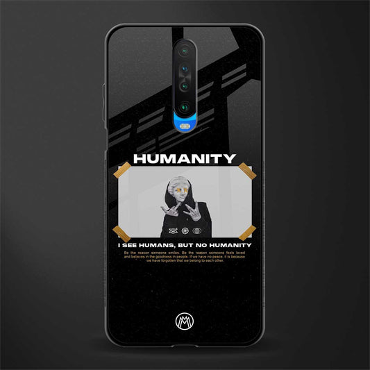 humans but no humanity glass case for poco x2 image