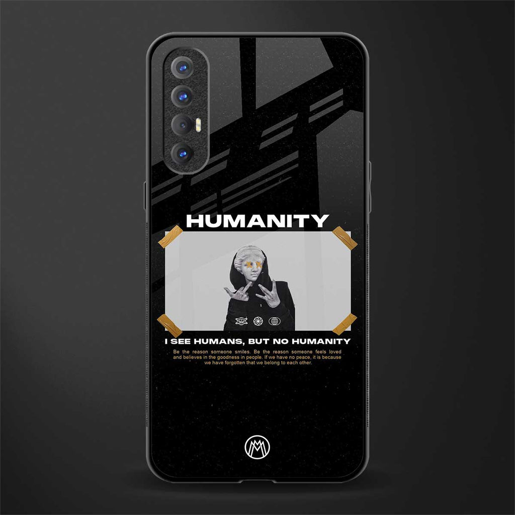 humans but no humanity glass case for oppo reno 3 pro image