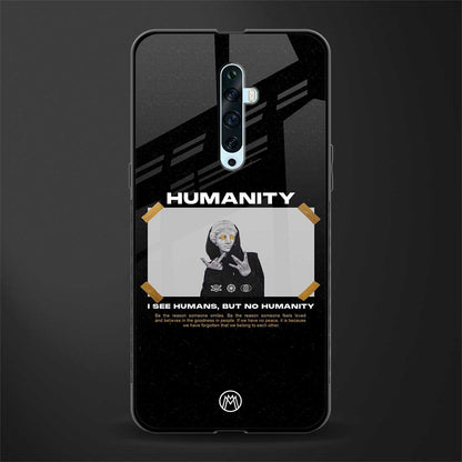 humans but no humanity glass case for oppo reno 2z image