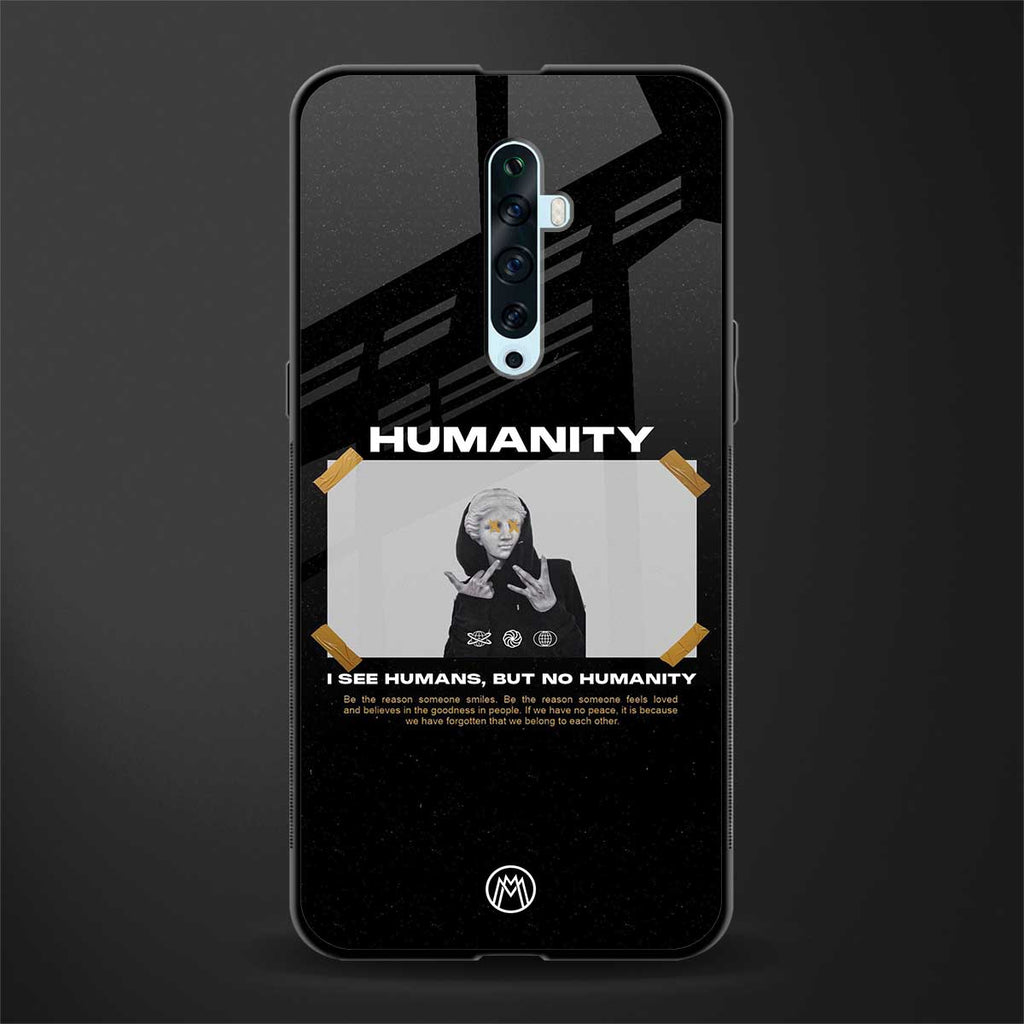 humans but no humanity glass case for oppo reno 2f image