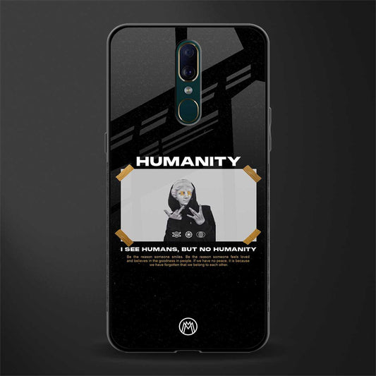 humans but no humanity glass case for oppo a9 image