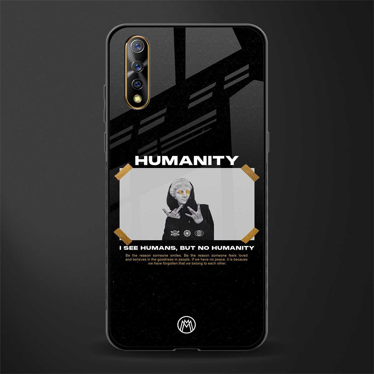 humans but no humanity glass case for vivo z1x image