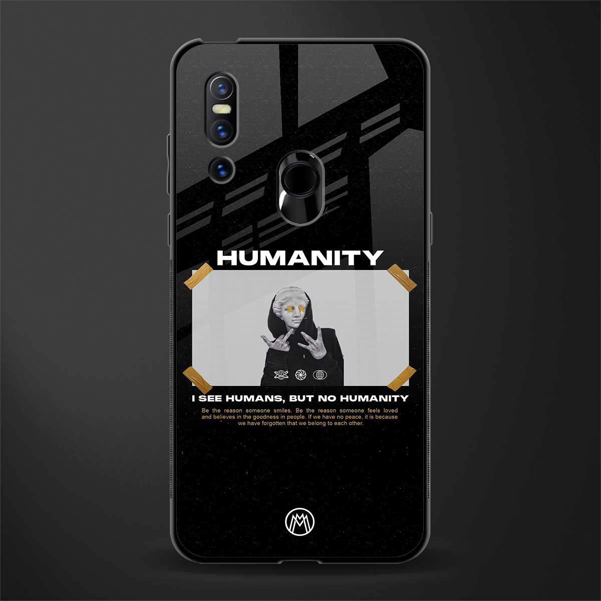 humans but no humanity glass case for vivo v15 image