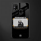 humans but no humanity glass case for samsung galaxy f41 image