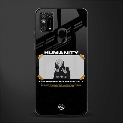 humans but no humanity glass case for samsung galaxy f41 image