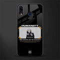 humans but no humanity glass case for samsung galaxy m10s image