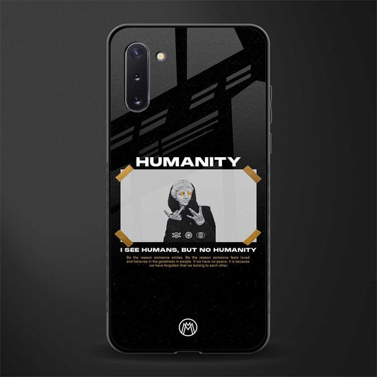 humans but no humanity glass case for samsung galaxy note 10 image