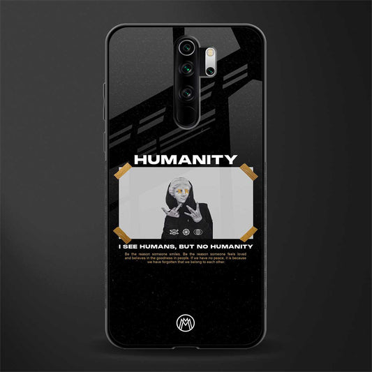 humans but no humanity glass case for redmi note 8 pro image
