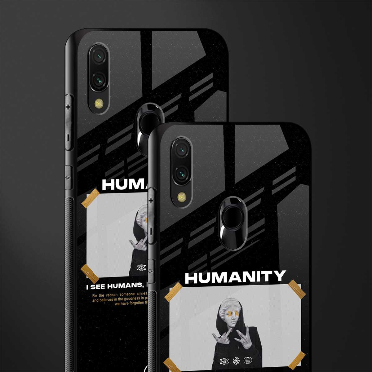 humans but no humanity glass case for redmi y3 image-2