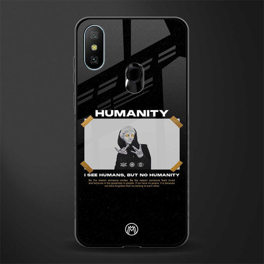 humans but no humanity glass case for redmi 6 pro image