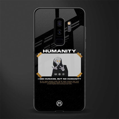 humans but no humanity glass case for samsung galaxy s9 plus image