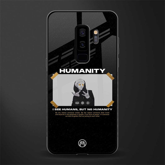 humans but no humanity glass case for samsung galaxy s9 plus image