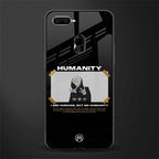 humans but no humanity glass case for oppo a7 image