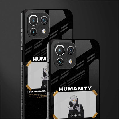 humans but no humanity glass case for mi 11 lite image-2