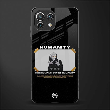 humans but no humanity glass case for mi 11 lite image