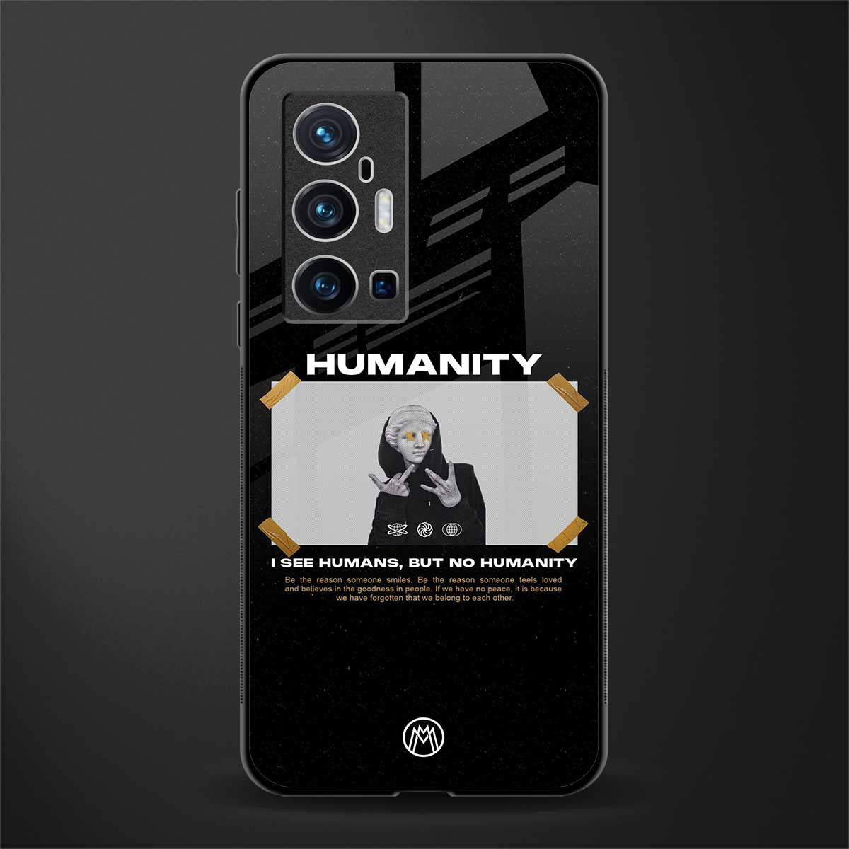 humans but no humanity glass case for vivo x70 pro plus image