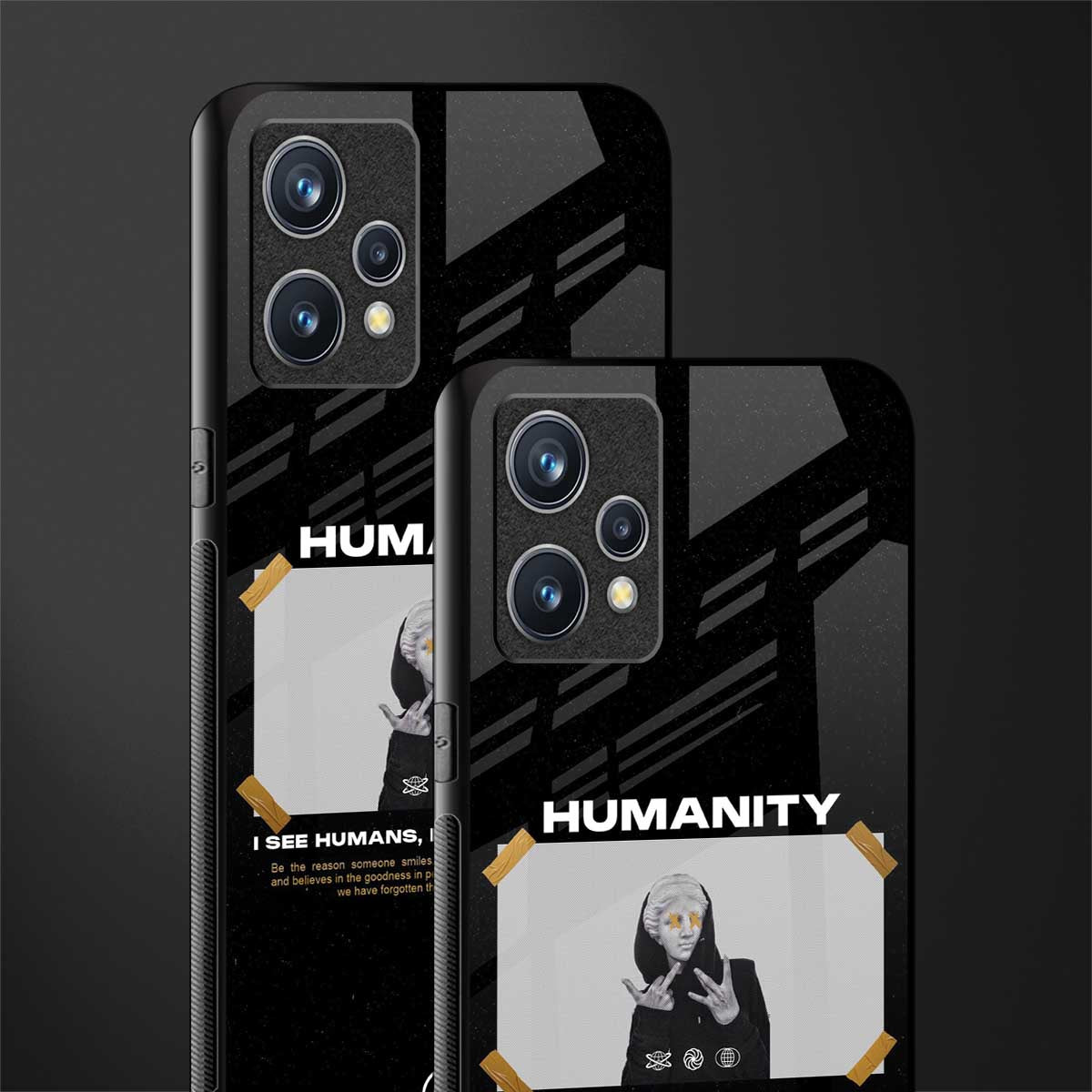 humans but no humanity glass case for realme 9 4g image-2