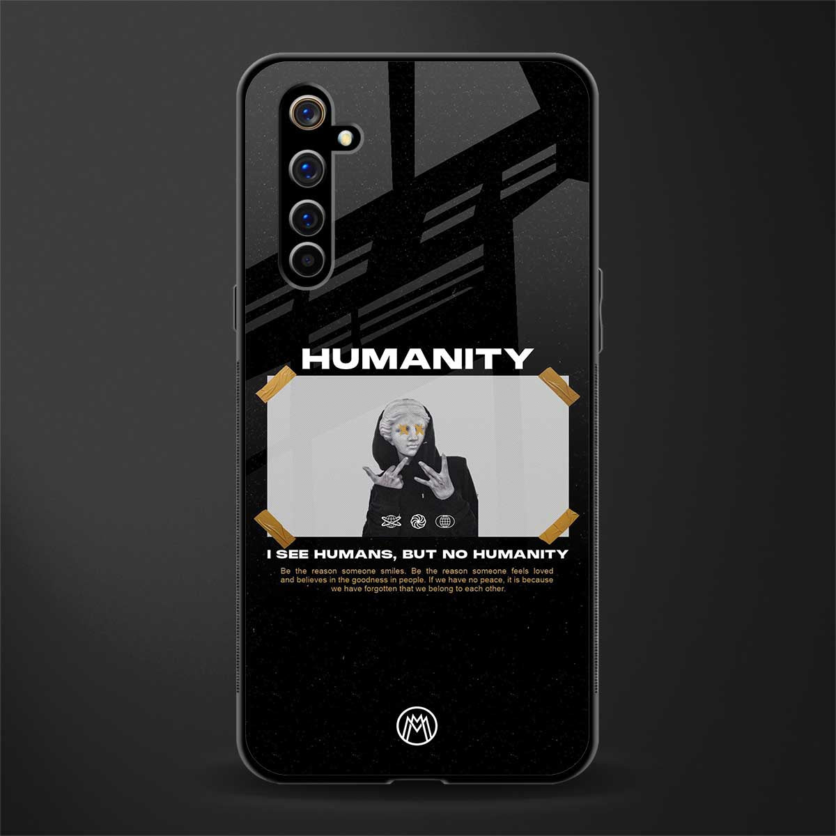 humans but no humanity glass case for realme x50 pro image