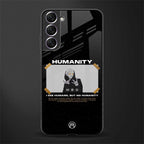 humans but no humanity glass case for samsung galaxy s21 fe 5g image