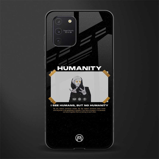 humans but no humanity glass case for samsung galaxy s10 lite image