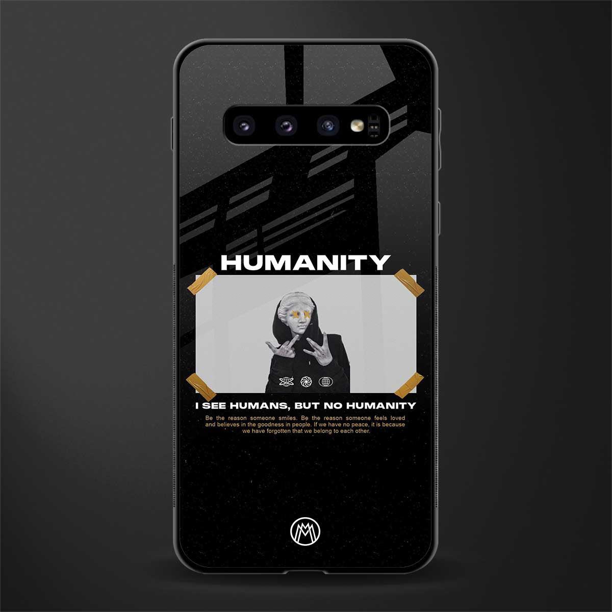 humans but no humanity glass case for samsung galaxy s10 plus image