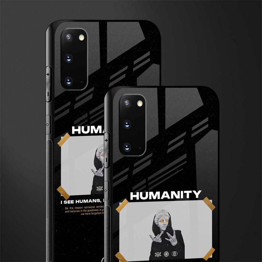 humans but no humanity glass case for samsung galaxy s20 image-2