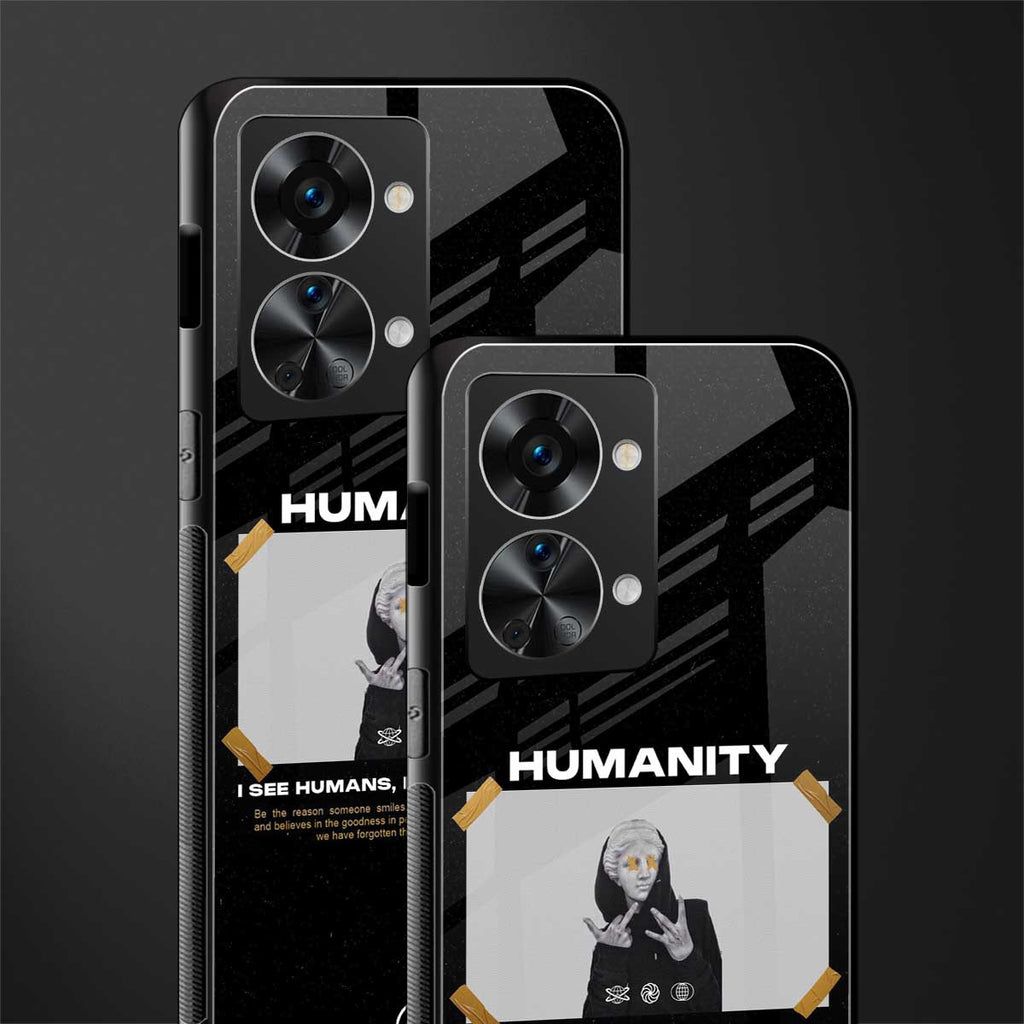 humans but no humanity glass case for phone case | glass case for oneplus nord 2t 5g