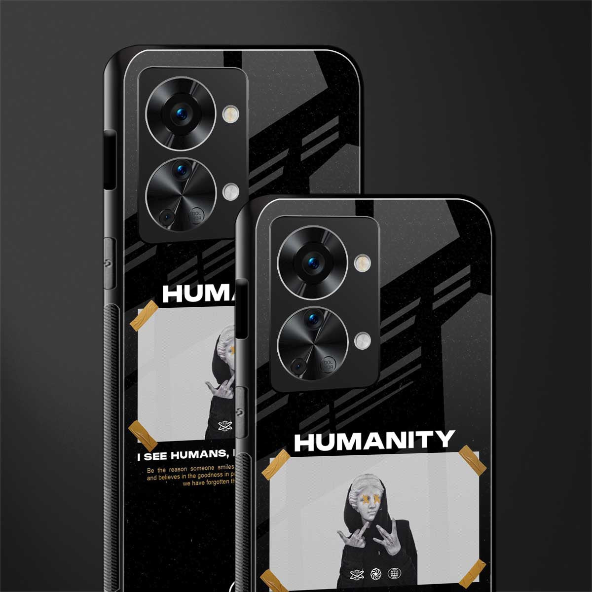 humans but no humanity glass case for phone case | glass case for oneplus nord 2t 5g