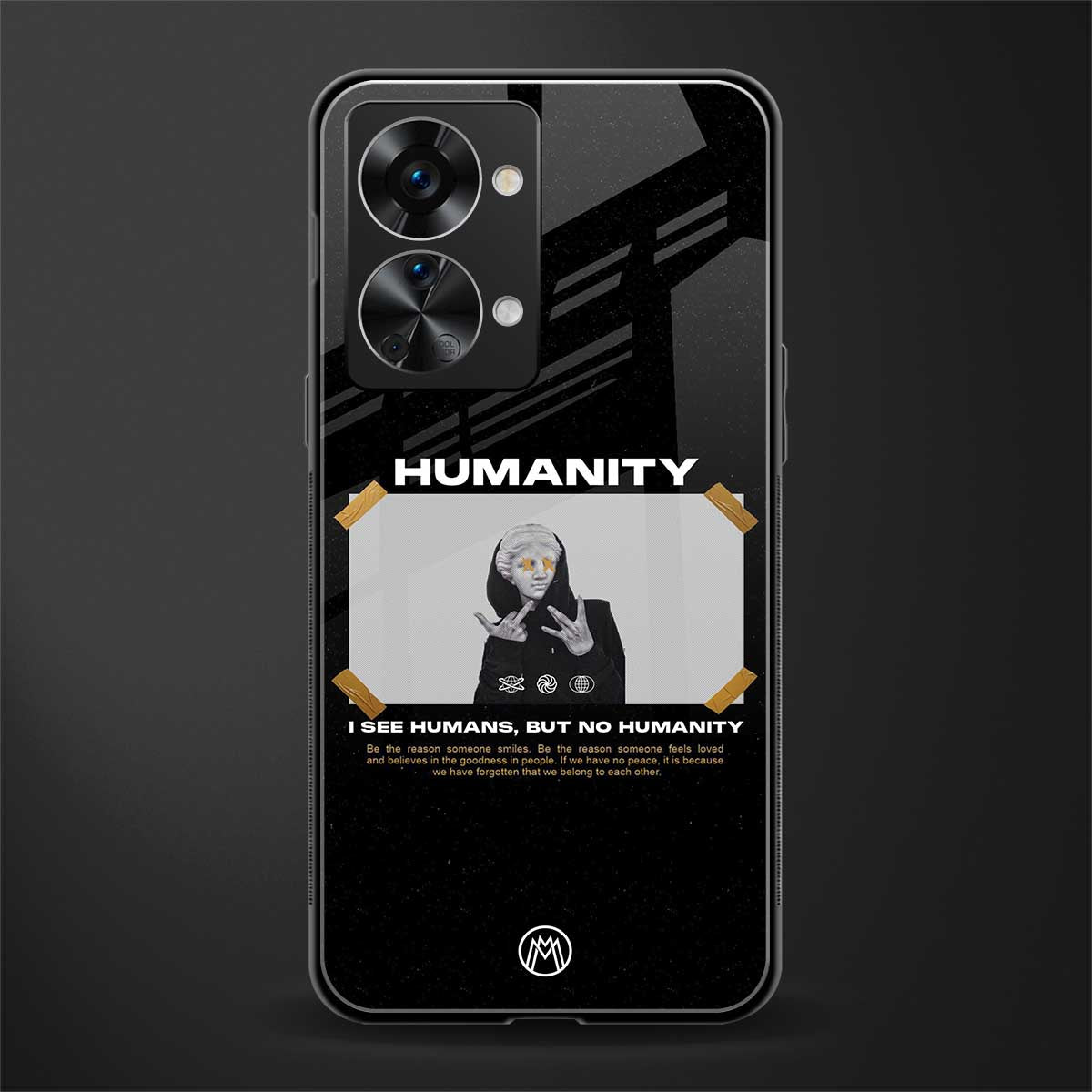 humans but no humanity glass case for phone case | glass case for oneplus nord 2t 5g