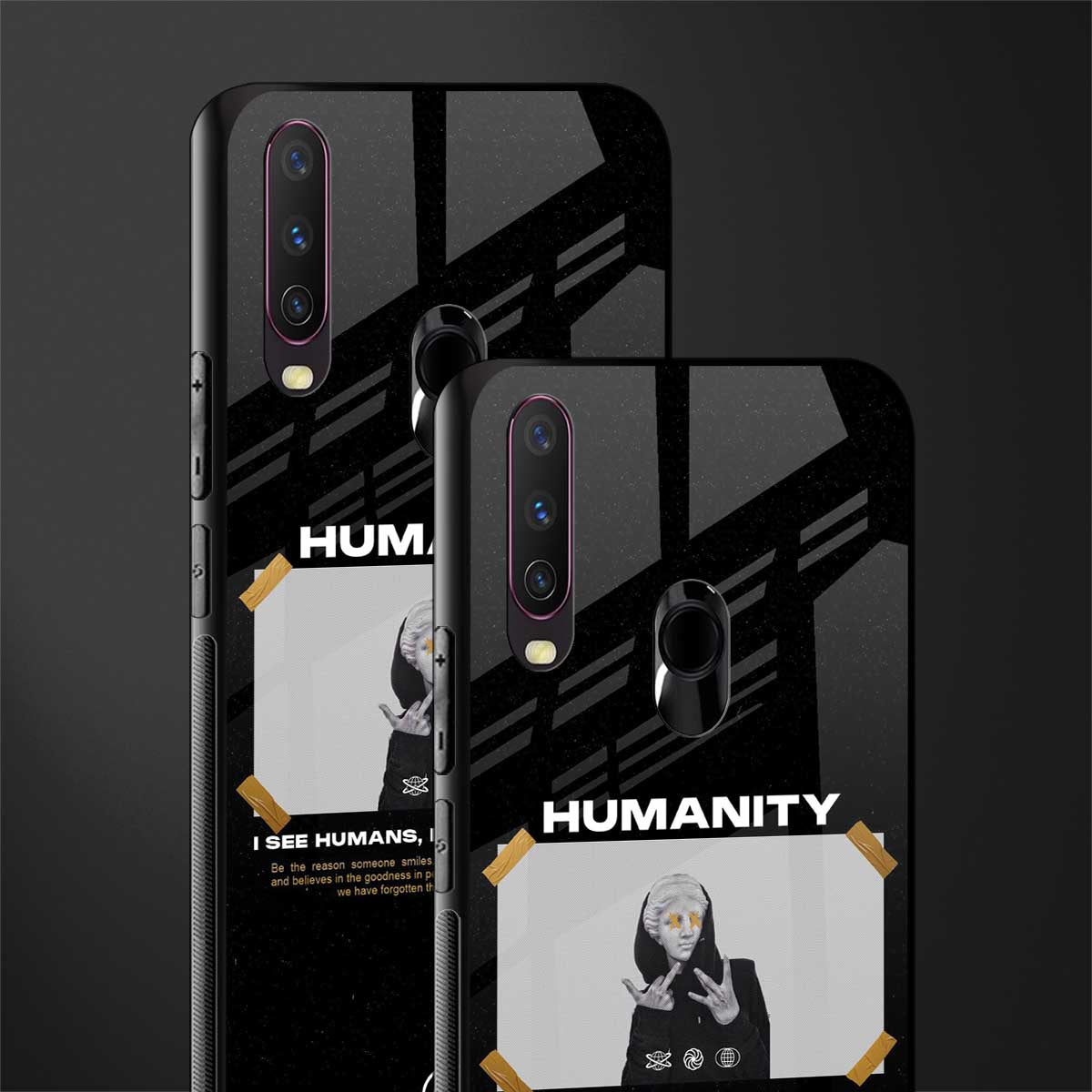 humans but no humanity glass case for vivo y12 image-2