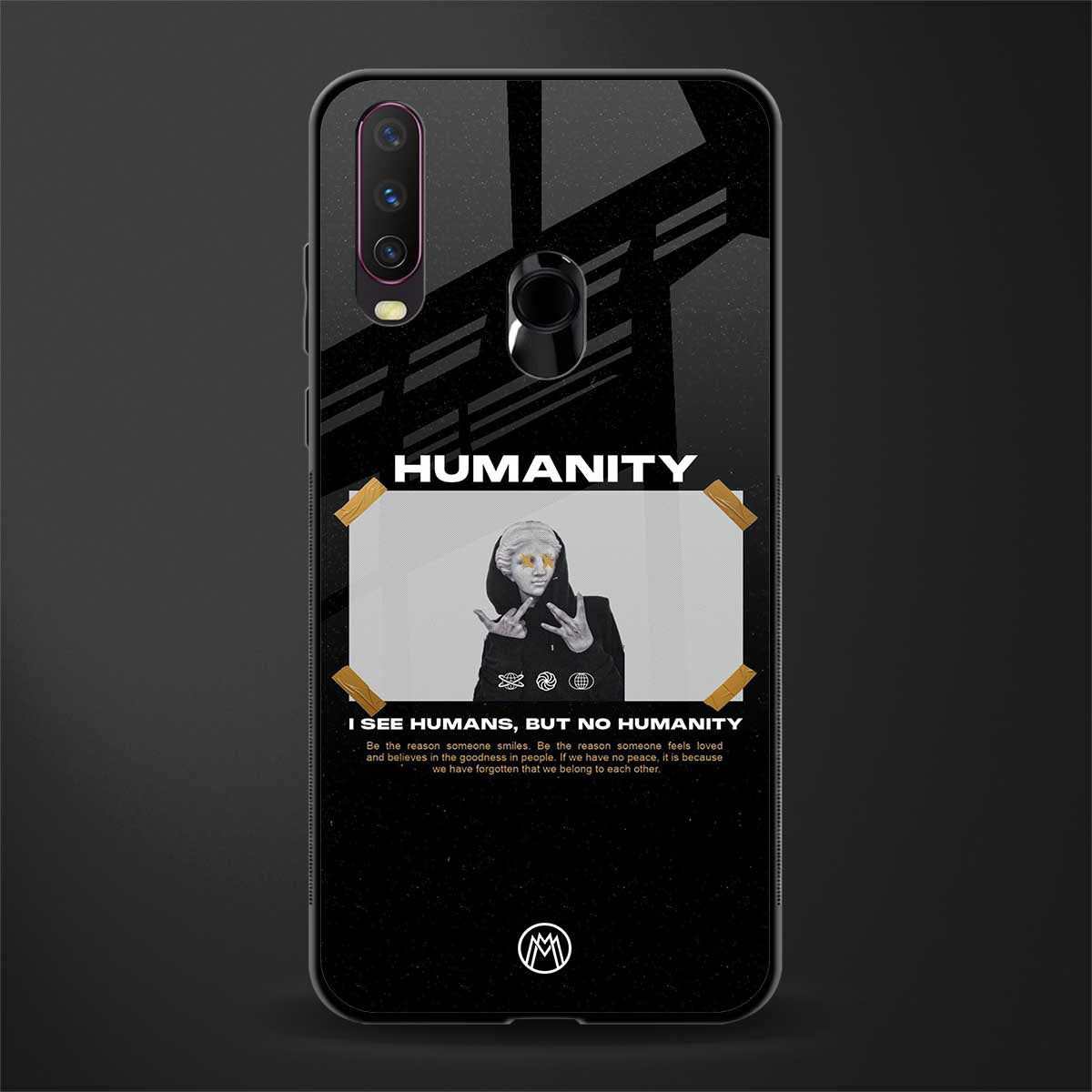 humans but no humanity glass case for vivo y15 image